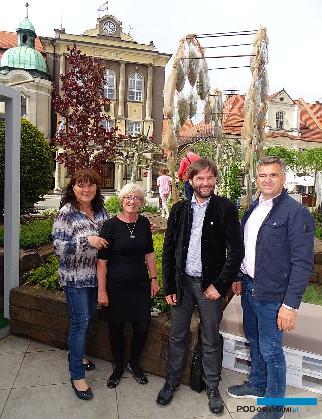 Niektórzy ze współtwórców tegorocznych Ogrodów Daisy: Krystyna Abram, Dorota Tomszak, Mateusz Milczyński, Grzegorz Brudek