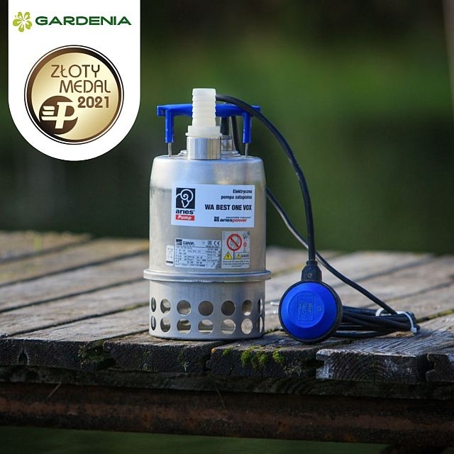 Elektryczna pompa zanurzeniowa WA BEST ONE VOX MA _Zloty-Medal MTP Gardenia 2021