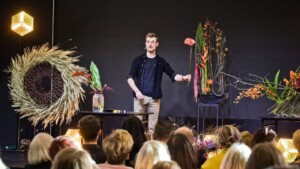 Benoît Barbin – mistrz florystyki z Francji wystąpił z pokazem ‘’Let’s play with nature" (fot. FOTOBUENO)