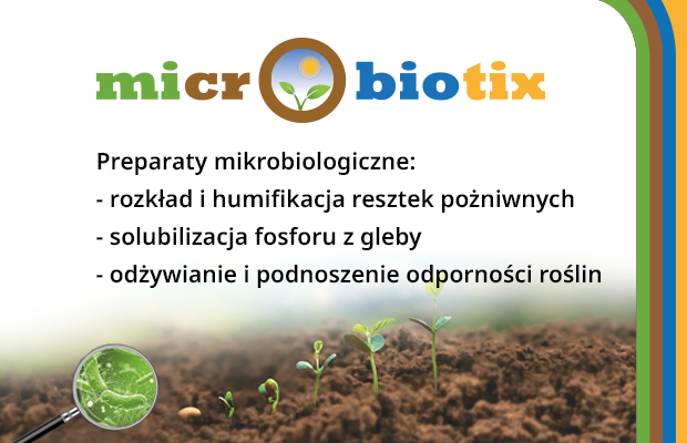 Mikroorganizmy w nawozach- art Doroty -Microbiotix baner