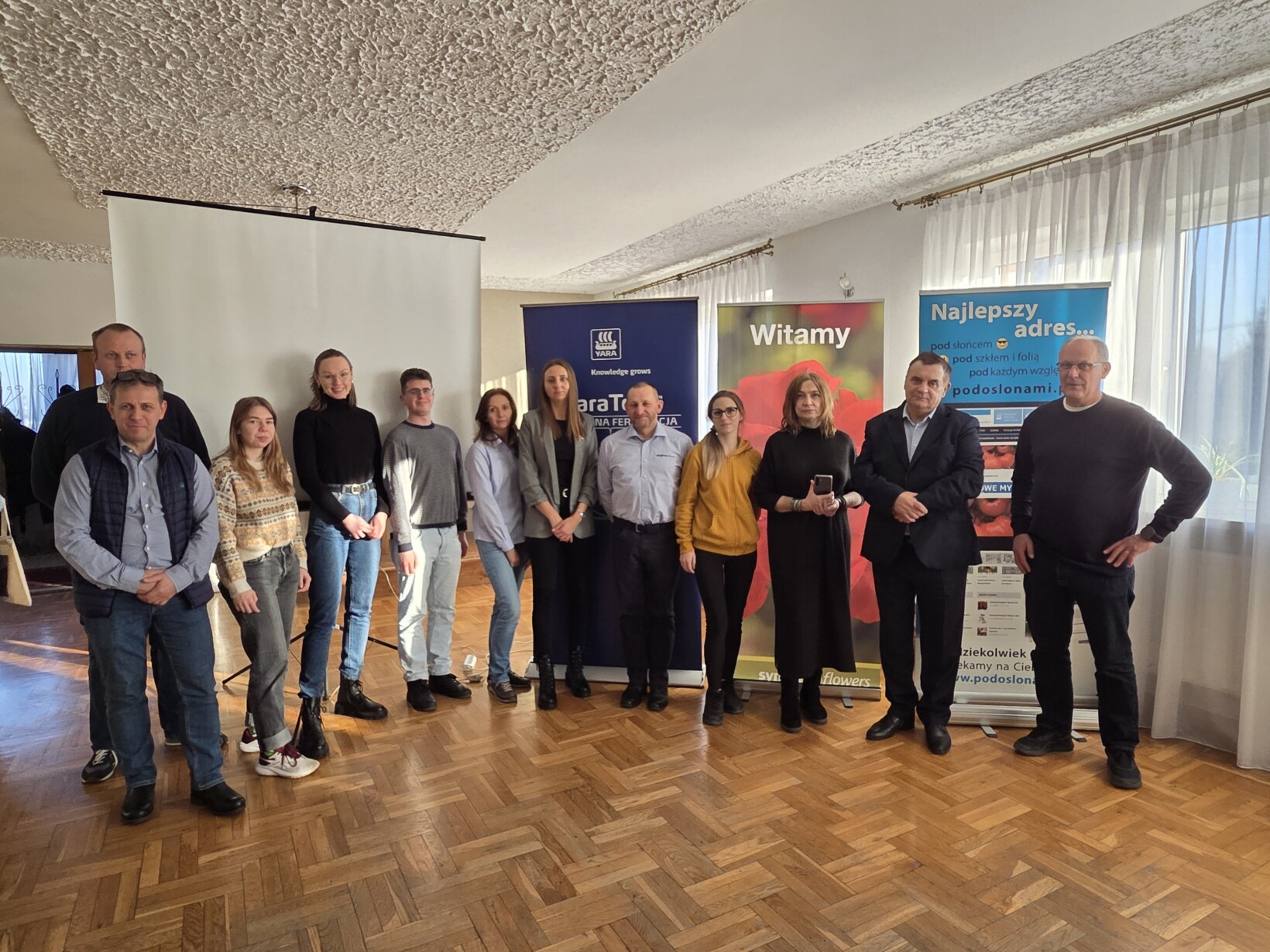 Organizatorzy przedświątecznego szkolenia dla producentów roślin ozdobnych i warzyw w Igołomi, fot PB